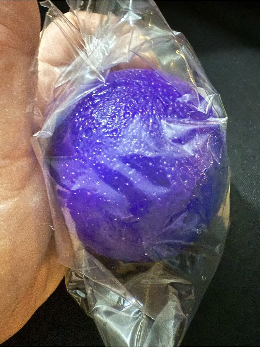 Purple Textured Stress Ball